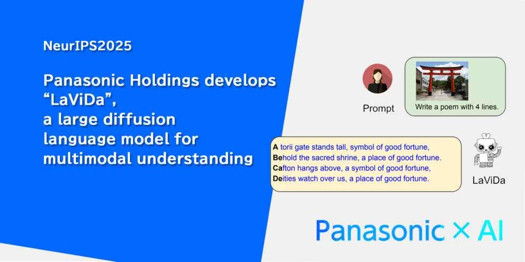 パナソニック拡散型視覚言語モデルLaViDa開発──生成速度2倍のマルチモーダルAI - innovaTopia - （イノベトピア）